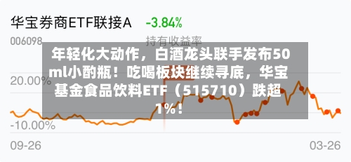 年轻化大动作，白酒龙头联手发布50ml小酌瓶！吃喝板块继续寻底	，华宝基金食品饮料ETF（515710）跌超1%！-第2张图片