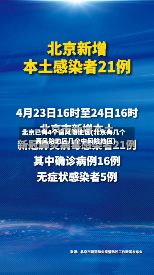 北京已有4个高风险地区(北京有几个高风险地区几个中风险地区)