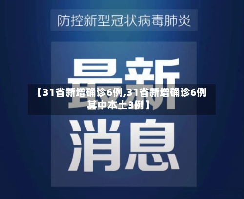 【31省新增确诊6例,31省新增确诊6例 其中本土3例】
