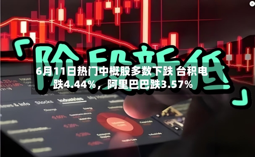 6月11日热门中概股多数下跌 台积电跌4.44%	，阿里巴巴跌3.57%-第2张图片
