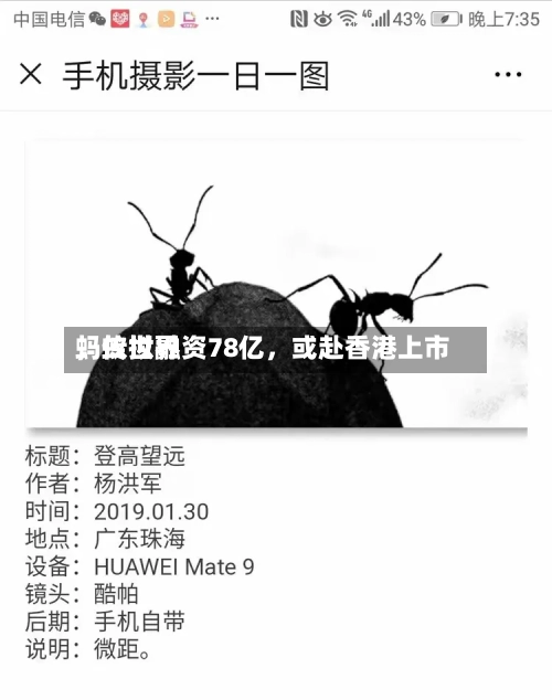蚂蚁世界，传拟融资78亿，或赴香港上市-第2张图片