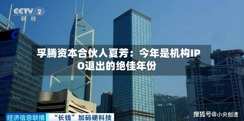 孚腾资本合伙人夏芳：今年是机构IPO退出的绝佳年份
