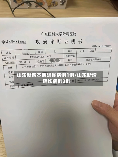 山东新增本地确诊病例1例/山东新增确诊病例3例