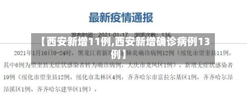 【西安新增11例,西安新增确诊病例13例】