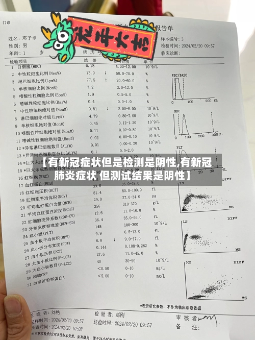 【有新冠症状但是检测是阴性,有新冠肺炎症状 但测试结果是阴性】