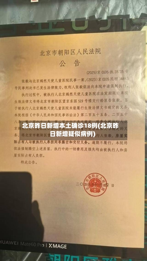 北京昨日新增本土确诊18例(北京昨日新增疑似病例)-第2张图片
