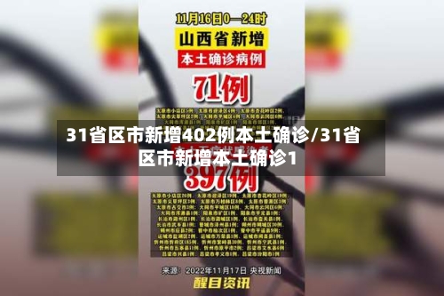 31省区市新增402例本土确诊/31省区市新增本土确诊1-第3张图片