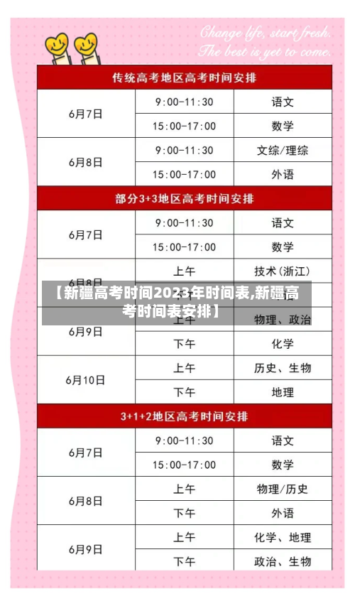 【新疆高考时间2023年时间表,新疆高考时间表安排】-第2张图片