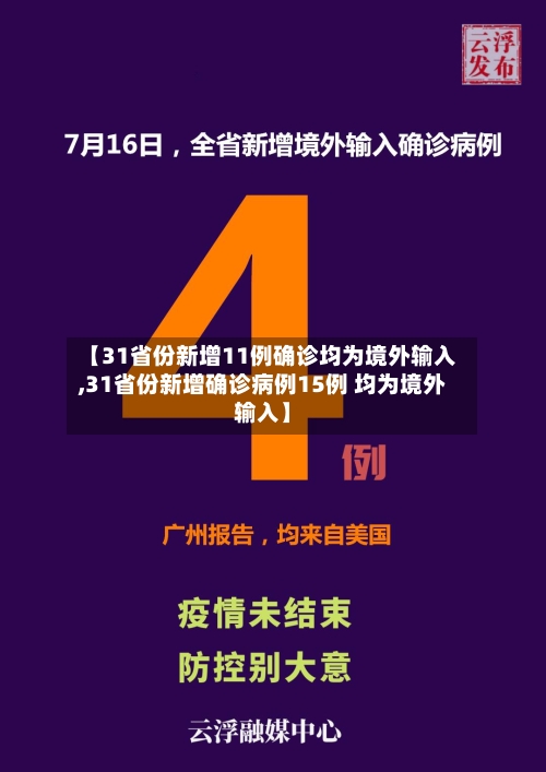 【31省份新增11例确诊均为境外输入,31省份新增确诊病例15例 均为境外输入】