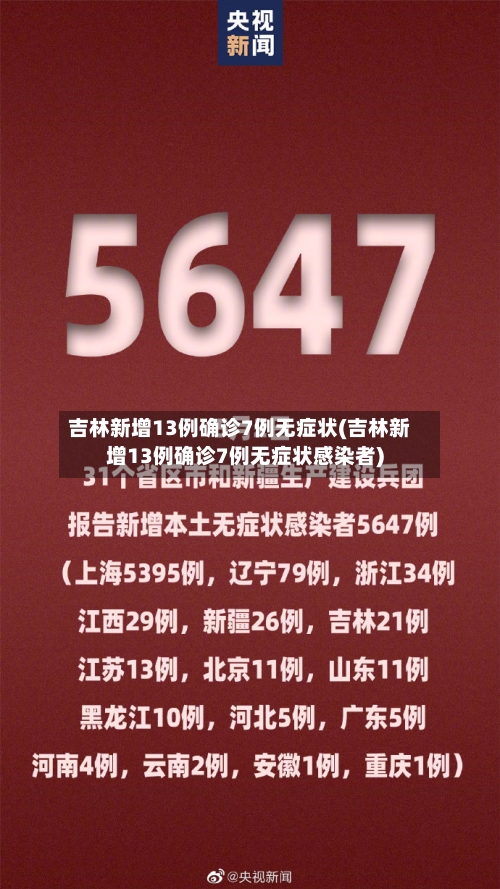 吉林新增13例确诊7例无症状(吉林新增13例确诊7例无症状感染者)-第3张图片