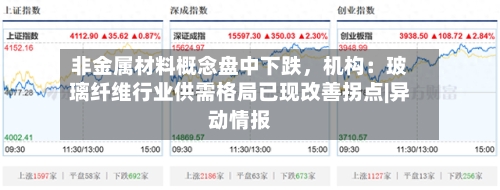 非金属材料概念盘中下跌	，机构：玻璃纤维行业供需格局已现改善拐点|异动情报-第2张图片