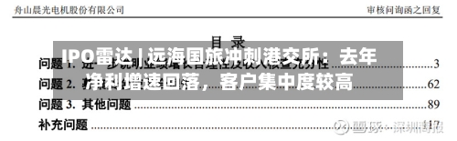 IPO雷达 | 远海国旅冲刺港交所：去年净利增速回落，客户集中度较高-第3张图片