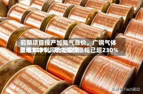 前期项目投产加氦气涨价，广钢气体上半年净利同比比较高预增138%	，年内股价涨幅已超230%-第3张图片