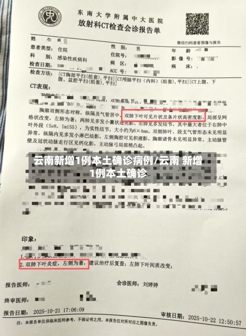 云南新增1例本土确诊病例/云南 新增1例本土确诊-第2张图片