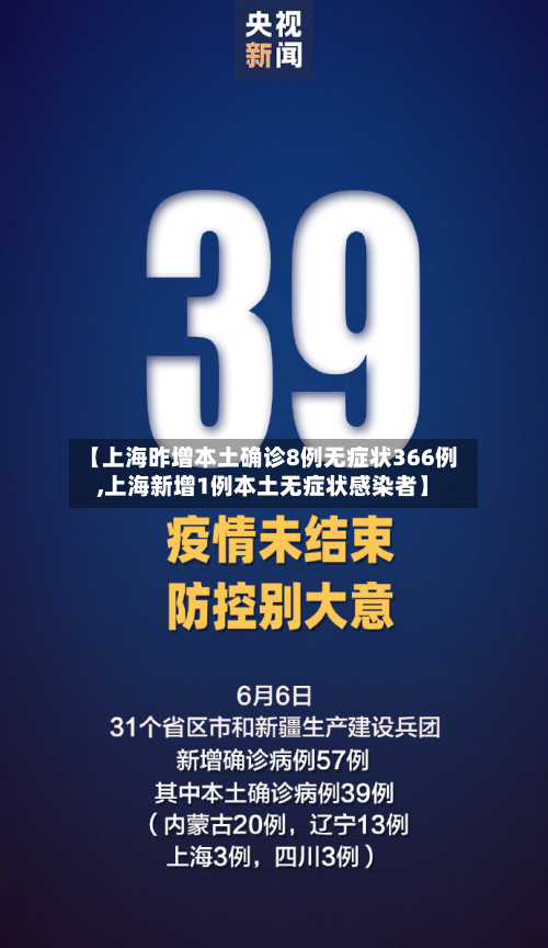 【上海昨增本土确诊8例无症状366例,上海新增1例本土无症状感染者】-第2张图片