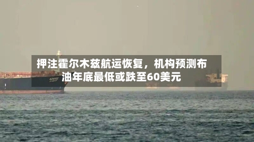押注霍尔木兹航运恢复，机构预测布油年底最低或跌至60美元-第2张图片