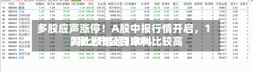 多股应声涨停！A股中报行情开启	，12家上市公司净利比较高同比预增超150%-第3张图片
