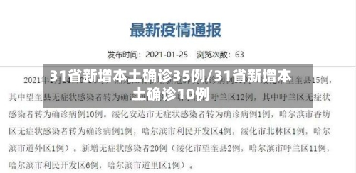 31省新增本土确诊35例/31省新增本土确诊10例