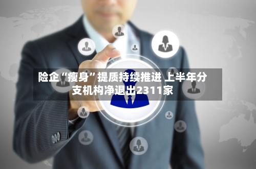 险企“瘦身”提质持续推进 上半年分支机构净退出2311家-第3张图片