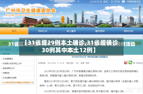 【31省增29例本土确诊,31省增确诊30例其中本土12例】-第2张图片