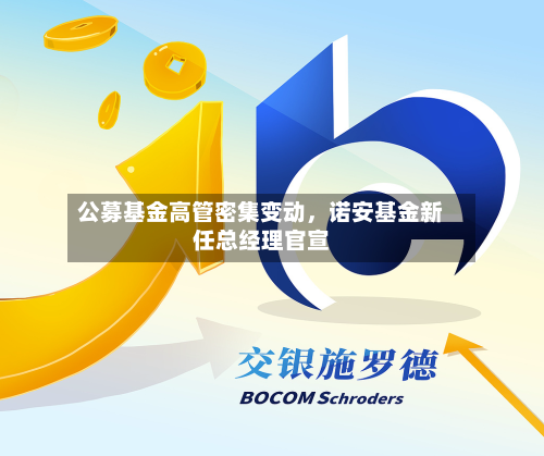 公募基金高管密集变动，诺安基金新任总经理官宣-第2张图片