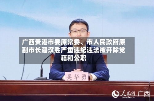 广西贵港市委原常委	、市人民政府原副市长潘汉胜严重违纪违法被开除党籍和公职-第3张图片