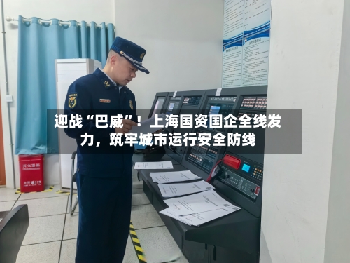 迎战“巴威”！上海国资国企全线发力，筑牢城市运行安全防线-第2张图片