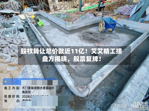 股权转让总价款近11亿！艾艾精工接盘方揭晓，股票复牌！-第3张图片