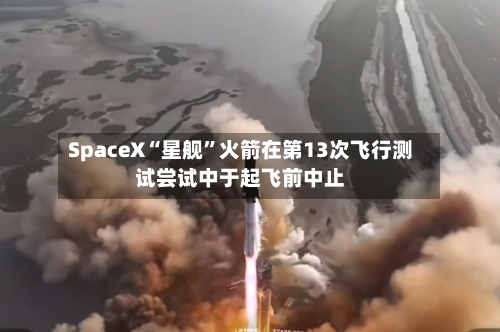 SpaceX“星舰”火箭在第13次飞行测试尝试中于起飞前中止-第3张图片