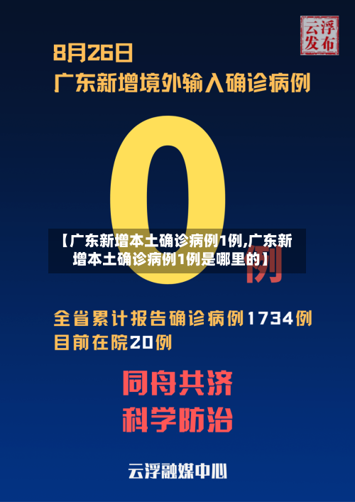 【广东新增本土确诊病例1例,广东新增本土确诊病例1例是哪里的】