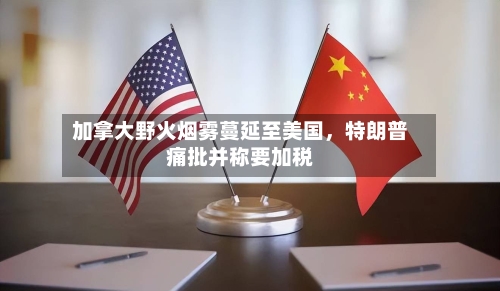 加拿大野火烟雾蔓延至美国	，特朗普痛批并称要加税-第2张图片