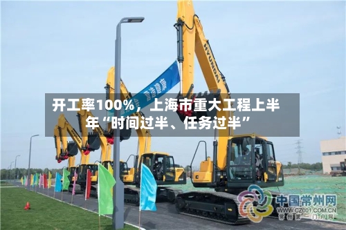 开工率100%，上海市重大工程上半年“时间过半、任务过半”-第2张图片