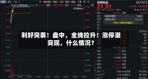 利好突袭！盘中	，全线拉升！涨停潮突现，什么情况？-第2张图片