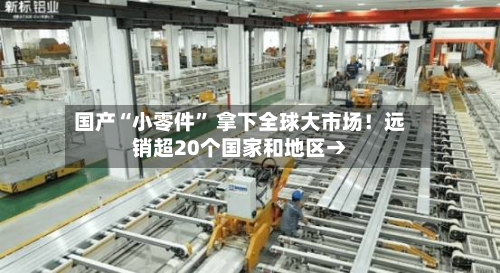 国产“小零件” 拿下全球大市场！远销超20个国家和地区→-第2张图片
