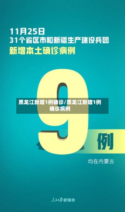 黑龙江新增1例确诊/黑龙江新增1例确诊病例