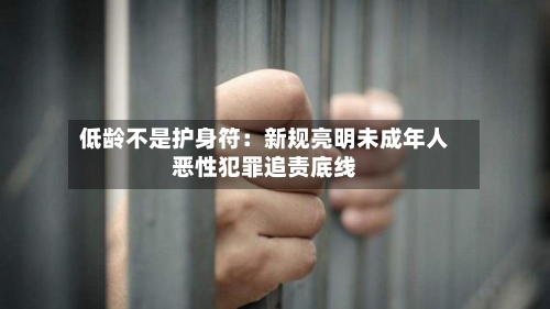 低龄不是护身符：新规亮明未成年人恶性犯罪追责底线-第3张图片