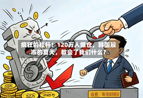 疯狂的杠杆！120万人爆仓	，韩国股市的夏天，教会了我们什么？-第3张图片