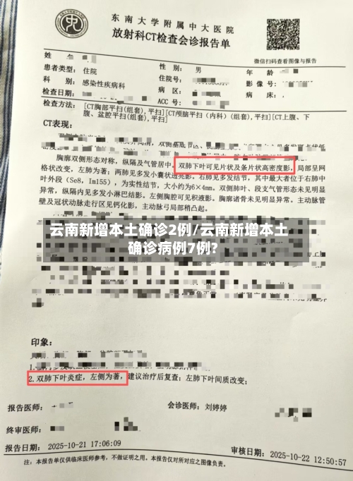 云南新增本土确诊2例/云南新增本土确诊病例7例?-第2张图片