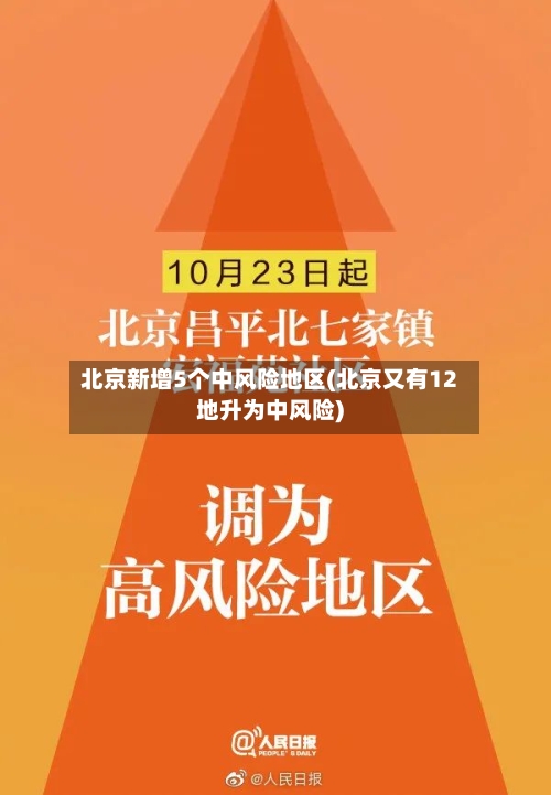 北京新增5个中风险地区(北京又有12地升为中风险)