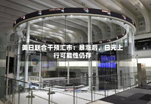 美日联合干预汇市：暴涨后	，日元上行可能性仍存-第3张图片