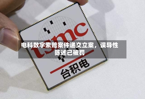 电科数字索赔案件递交立案，误导性陈述已被罚-第2张图片