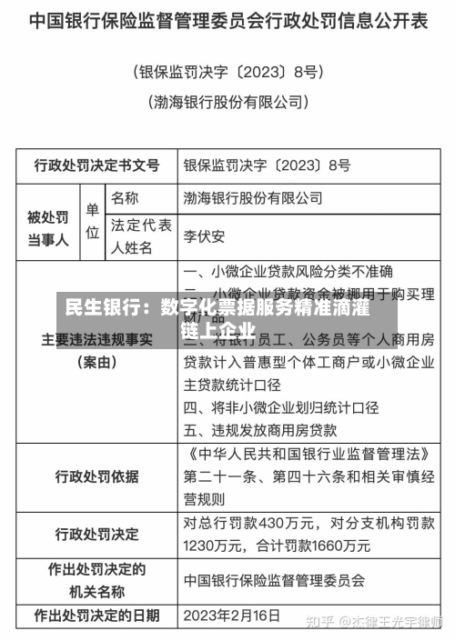 民生银行:数字化票据服务精准滴灌链上企业-第2张图片