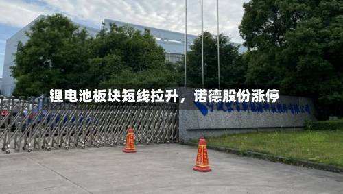 锂电池板块短线拉升，诺德股份涨停-第2张图片