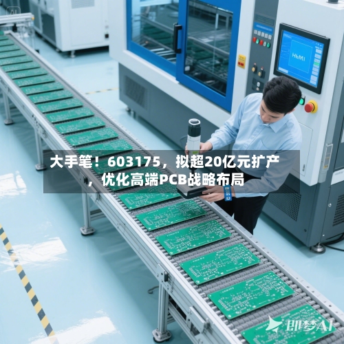 大手笔！603175，拟超20亿元扩产	，优化高端PCB战略布局-第2张图片