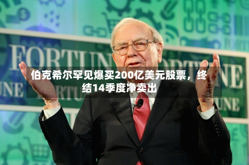 伯克希尔罕见爆买200亿美元股票，终结14季度净卖出-第2张图片