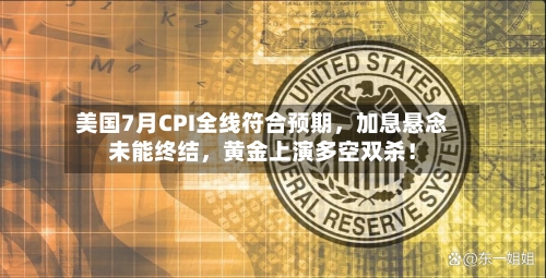 美国7月CPI全线符合预期，加息悬念未能终结，黄金上演多空双杀！-第2张图片