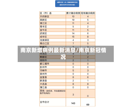 南京新增病例最新消息/南京新冠情况-第3张图片