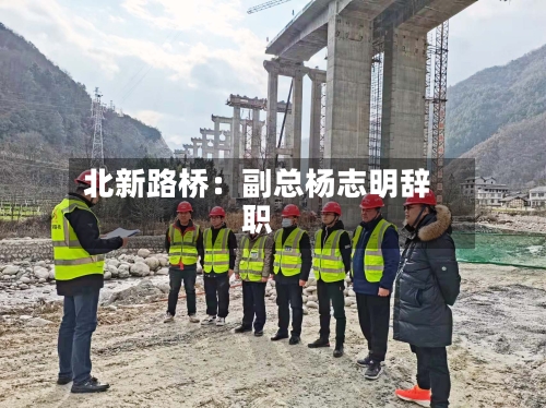 北新路桥：副总杨志明辞职
