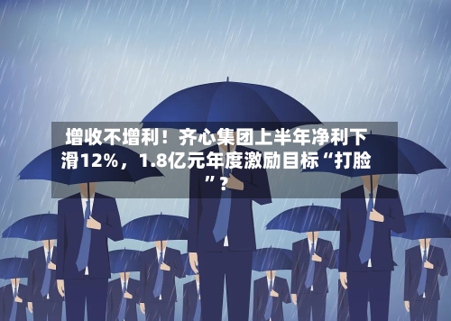 增收不增利！齐心集团上半年净利下滑12%	，1.8亿元年度激励目标“打脸”？-第2张图片