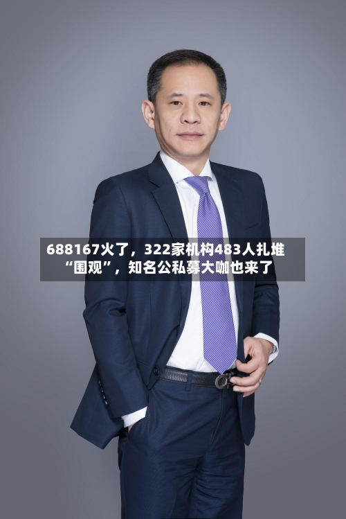 688167火了	，322家机构483人扎堆“围观	”，知名公私募大咖也来了-第2张图片